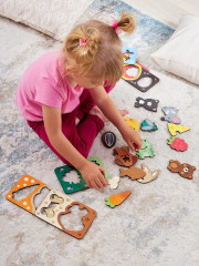 Пазл деревянный «Кто что ест?» - Фото 15