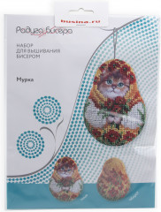 Набор для вышивания бисером «Мурка» - Фото 2