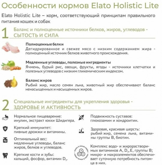 Корм сухой для привередливых кошек с кроликом и индейкой «Holistic Lite»