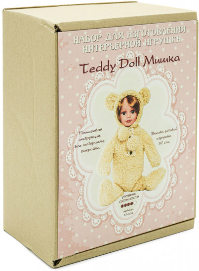 Набор для изготовления интерьерной игрушки «Мишка Teddy Doll»