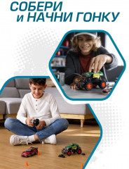 Машинка-конструктор на радиоуправлении «Мощный трак» - Фото 10