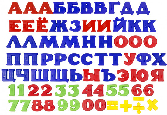 Игра магнитная «Магнитная азбука и цифры»