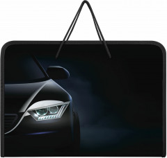 Папка для труда на молнии с ручками и органайзером для мальчиков «Car flash» - Фото 4