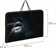 Папка для труда на молнии с ручками и органайзером для мальчиков «Car flash» - Фото 11