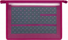 Папка для труда на молнии с органайзером для девочек «Shining heart» - Фото 5