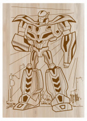 Доски для выжигания «Трансформер и космический корабль» - Фото 9