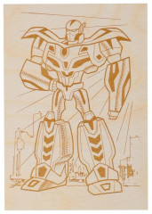 Доски для выжигания «Трансформер и космический корабль» - Фото 11