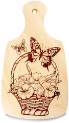 Доска для выжигания «Корзина цветов» - Фото 11