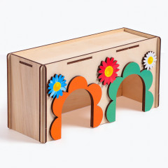 Набор обучающий «Логопедический тренажёр. Цветы» - Фото 1