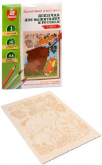 Доска для выжигания и росписи «В лесу» - Фото 2