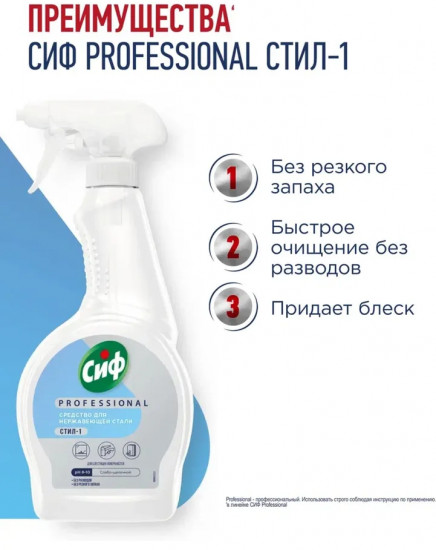 Моющее средство для стекол и нержавеющей стали