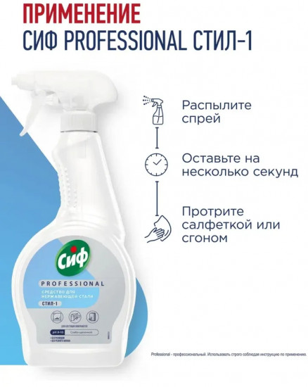 Моющее средство для стекол и нержавеющей стали