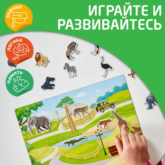 Магниты «Сафари-Зоопарк»
