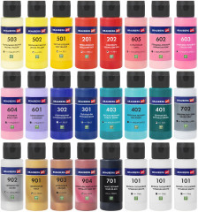 Набор красок акриловых для флюид-арта «Fluid Art Pouring Paint» - Фото 1