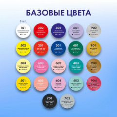 Набор красок акриловых для флюид-арта «Fluid Art Pouring Paint» - Фото 2