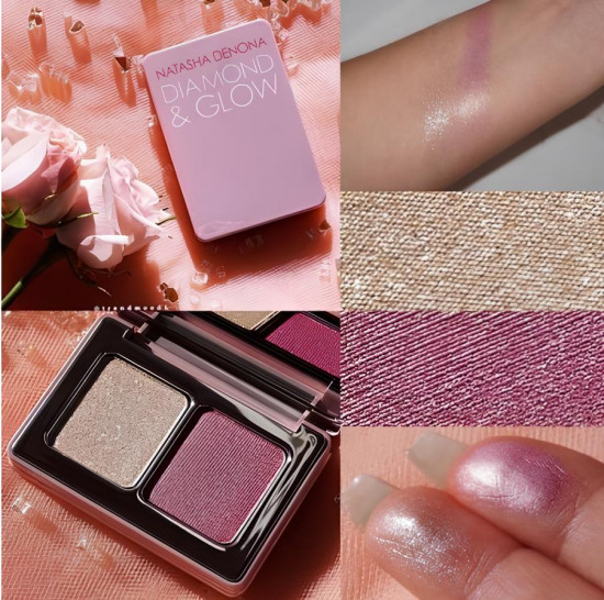 Палетка для макияжа лица «Mini Diamond & Glow», оттенок Diamond Glow