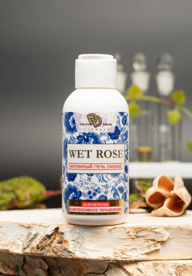 Гель-смазка «Wet rose»