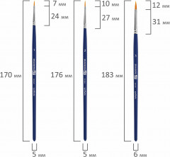 Набор кистей художественных - Фото 3