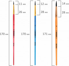 Набор кистей для рисования - Фото 4