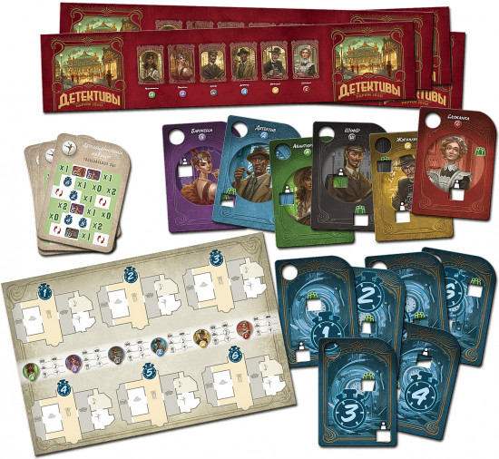 Игра настольная «Детективы. Париж 1920»