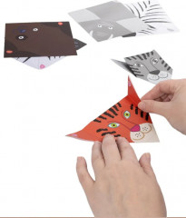 Оригами для детей «Дикие зверята» - Фото 9