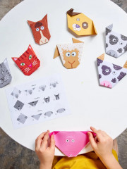 Оригами для детей «Домашние зверята» - Фото 9