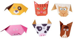 Оригами для детей «Домашние зверята» - Фото 16