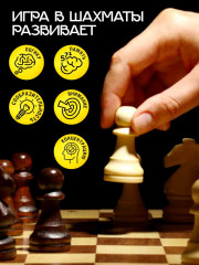 Игра настольная «Шахматы гроссмейстерские» - Фото 5