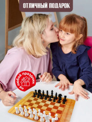 Набор настольных игр «Шашки, шахматы, нарды» - Фото 5