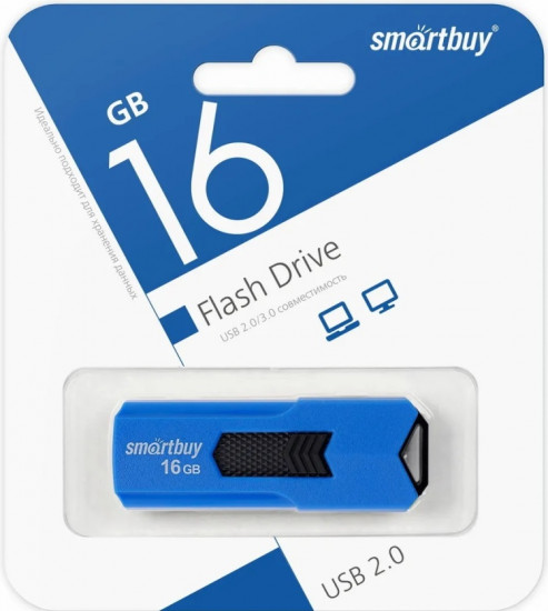 Флеш-накопитель USB Smartbuy SB16GBST-B