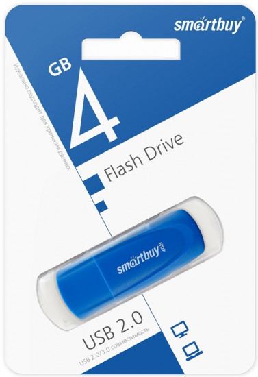 Флеш-накопитель USB Smartbuy SB004GB2SCK