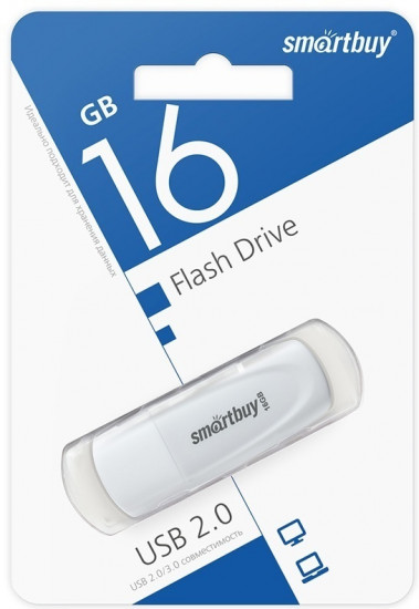 Флеш-накопитель USB Smartbuy SB016GB2SCW