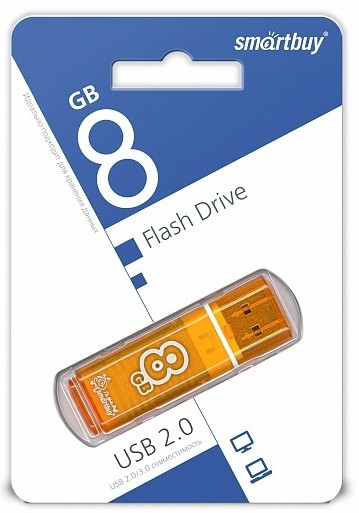 Флеш-накопитель USB Smartbuy SB8GBGS-Or