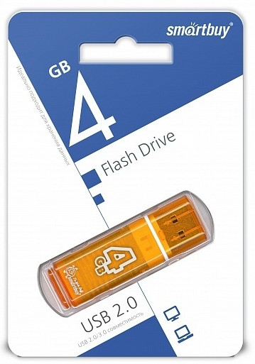 Флеш-накопитель USB Smartbuy SB4GBGS-Or