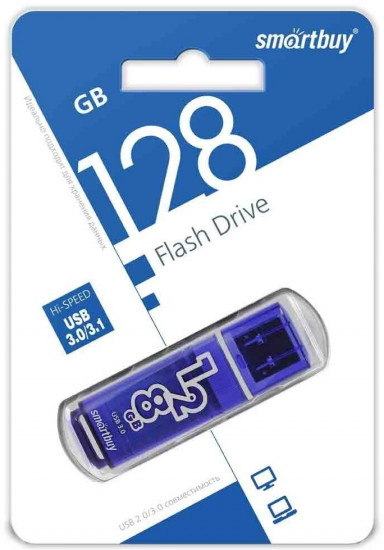 USB Flash-карта Smartbuy Glossy SB128GBGS-DB 128 Гб