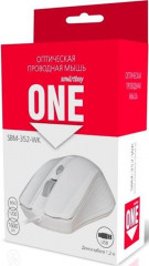 Мышь проводная One SBM-352-WK - Фото 3