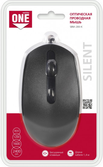 Мышь проводная Smartbuy SBM-280-K