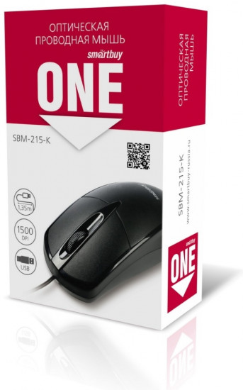 Мышь проводная Smartbuy ONE SBM-215-K