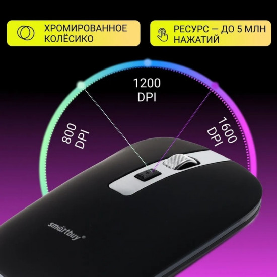 Мышь беспроводная Smartbuy SBM-402CAG-K