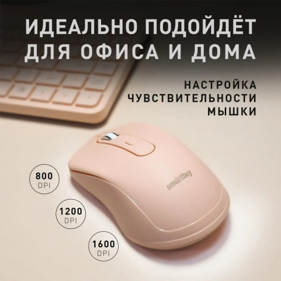 Мышь беспроводная Smartbuy SBM-282AG-N