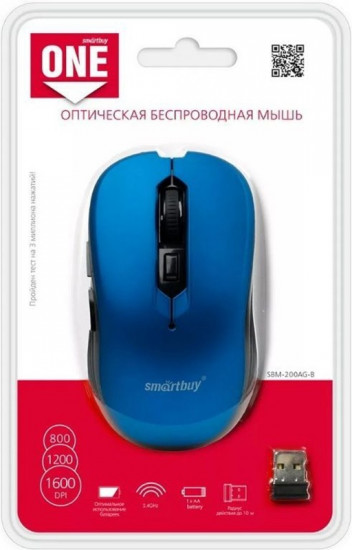 Мышь Wireless Optical Mouse SBM-200AG