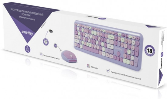 Клавиатура с мышью Smartbuy SBC-666395AG-V