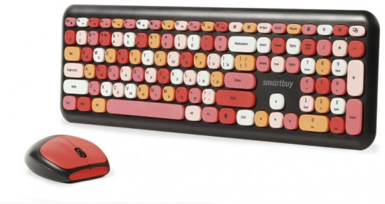 Клавиатура с мышью  SmartBuy SBC-666395AG-K