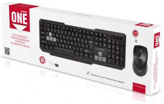 Клавиатура с мышью Smartbuy SBC-230346AG-KG черный