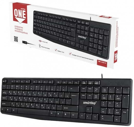 Клавиатура Smartbuy SBK-220U-K
