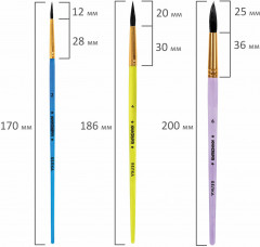 Набор кистей для рисования - Фото 7