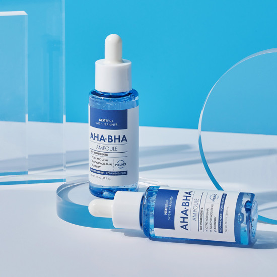 Сыворотка для лица с AHA, BHA кислотами отшелушивающая «AHA, BHA Ampoule»