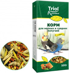 Корм для мелких и средних попугаев с мёдом - Фото 1