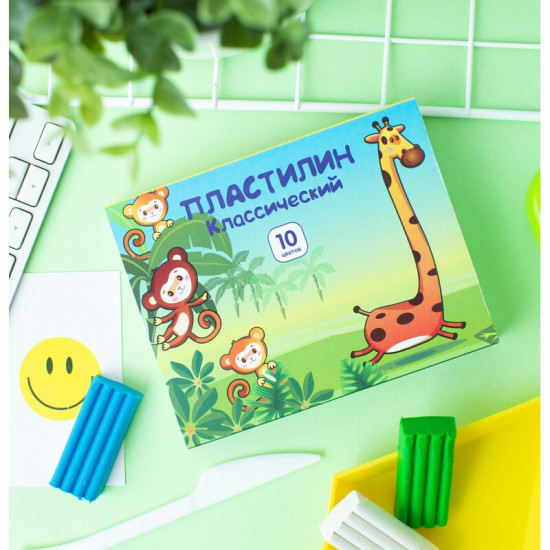 Пластилин классический «Джунгли»