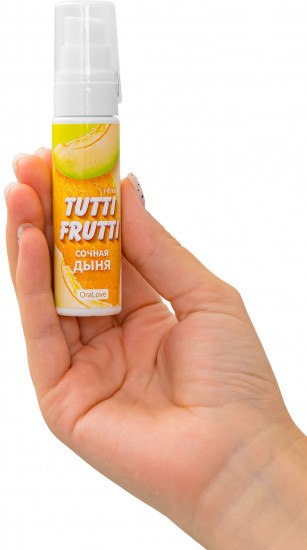 Гель-смазка со вкусом сочной дыни «Tutti-frutti»